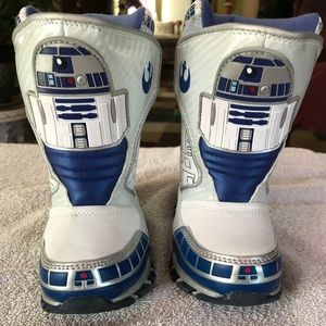 Star Wars R2D2 snow boots toddler boys size 8